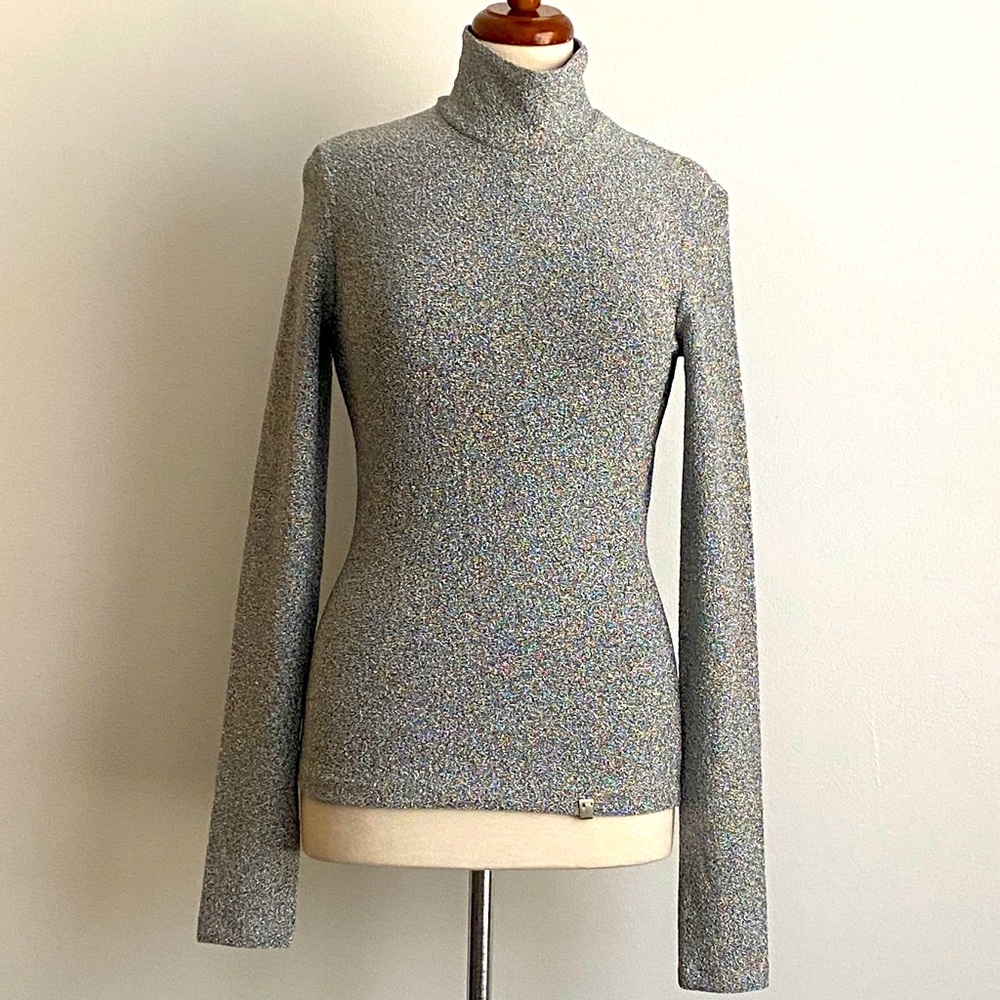 1017 ALYX 9SM Shimmer High Neck Top Size Large NWT